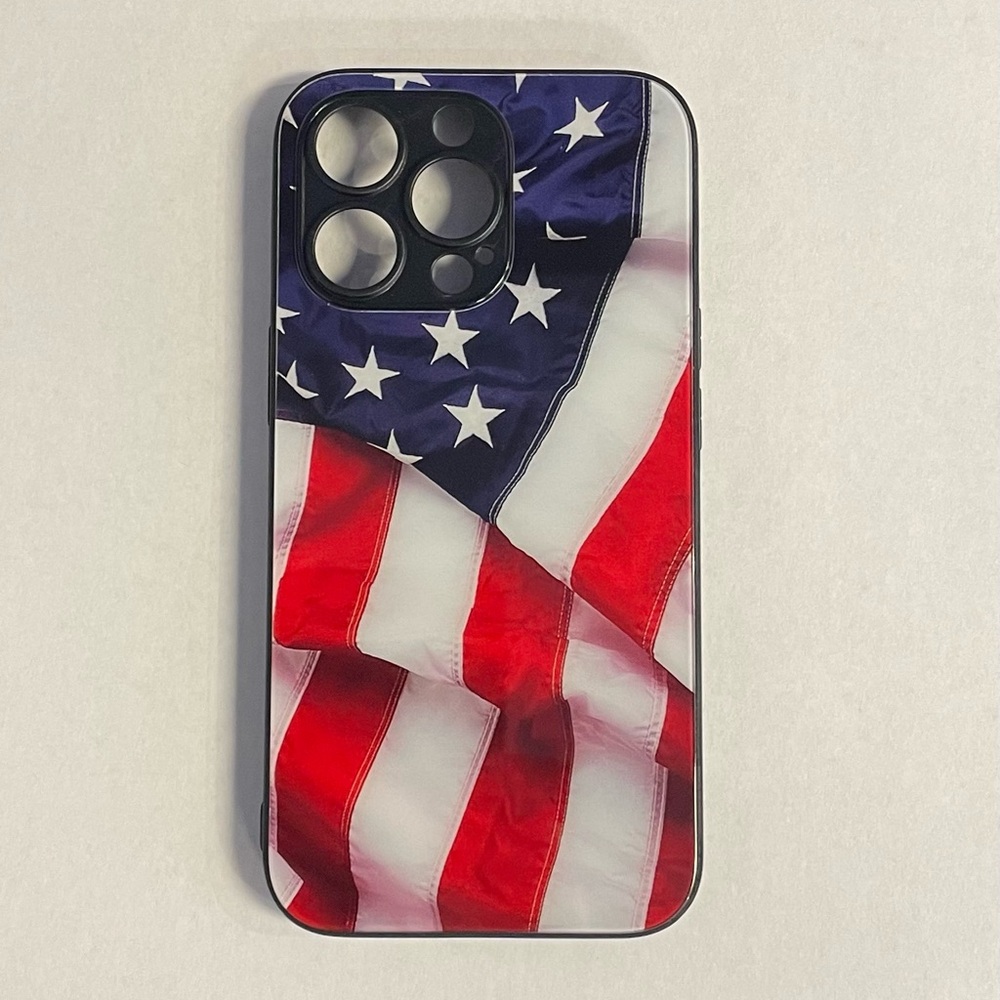 iPhone 13 Pro American Flag Phone Case | Patriotic Stars & Stripes | NIB